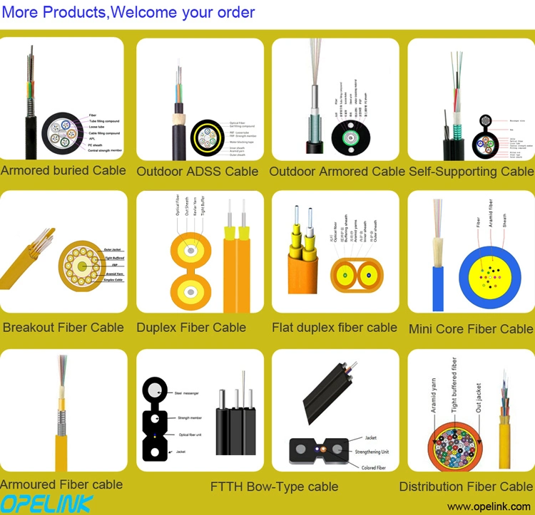 Distribution Fiber Optic Cable, Gjpfjv Multi-Fiber Optical Cable, Multimode Indoor Optical Fiber Cable