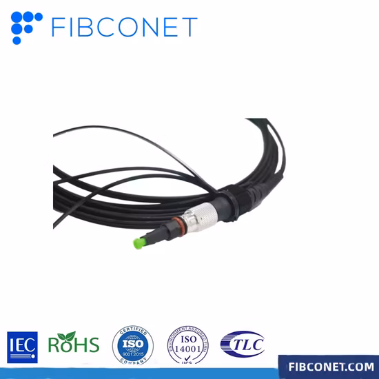 FTTH Sc APC Singlemode Simplex Assembly Conector à prova d'água de fibra óptica à prova d'água