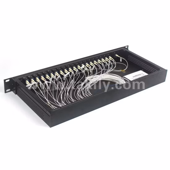 Produto óptico 40CH LC Upc DWDM Mux/Demux atérmico AWG
