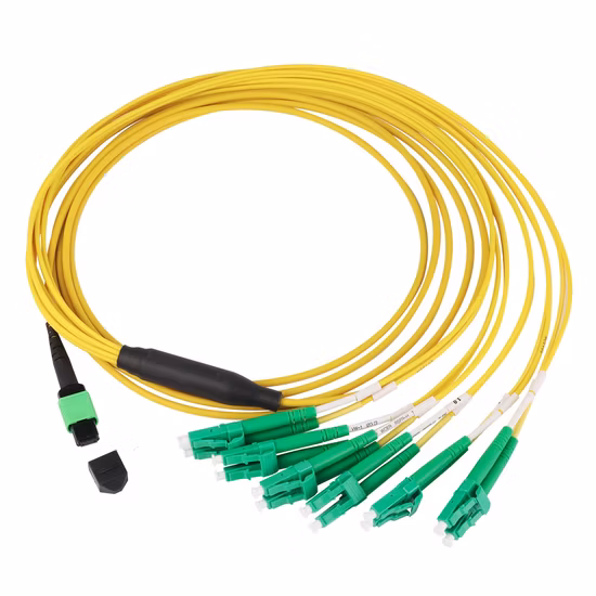 Cabo de patch cord de fibra óptica MPO/MTP