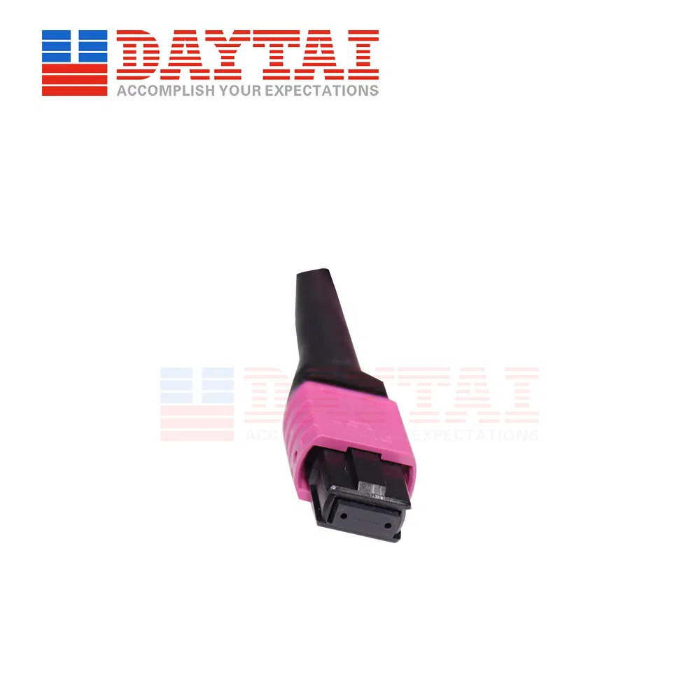Patch Cord de Fibra Óptica MPO/MTP de Baixa Perda Om4 Om5 Cabo Tronco