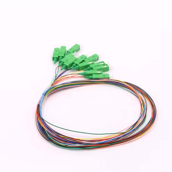 China FTTH 2/4/6/8/12/16/24 Núcleo MPO/MTP LC/Sc/St/FC/Mu E2K Conector Interno Externo Armored Drop LSZH PVC Fibra Óptica Patch Cord Pigtail Jumper Cable