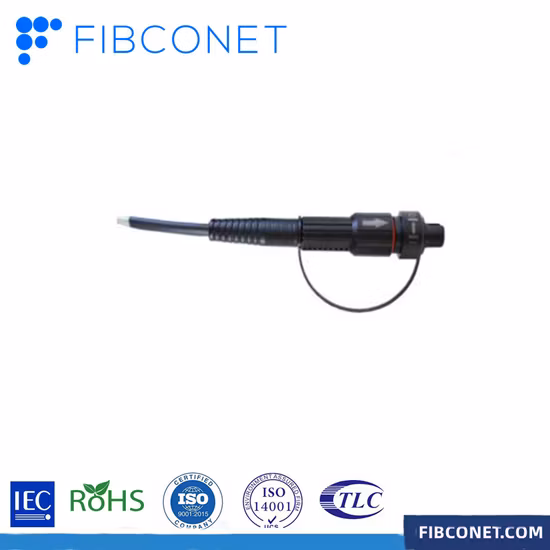 IP68 mini conector MPO de fibra externa à prova d'água com adaptador LC Sc MTP/MPO