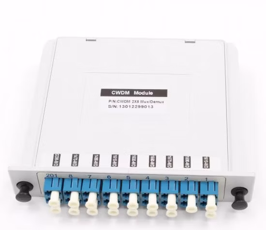 Multiplexadores de fibra óptica, 1X8 CWDM Mux/Demux