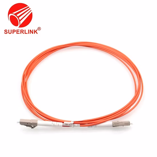 Patch Cord de Fibra Óptica 15m Cabo Pigtail de Fibra Óptica Duplex Monomodo Multimodo LC Sc FC St Upc APC