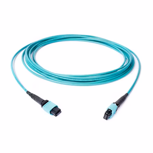 MTP Fêmea para Fêmea Conjunto de Cabo Tronco MTP 12 Fibras Polaridade A OM1 62.5/125