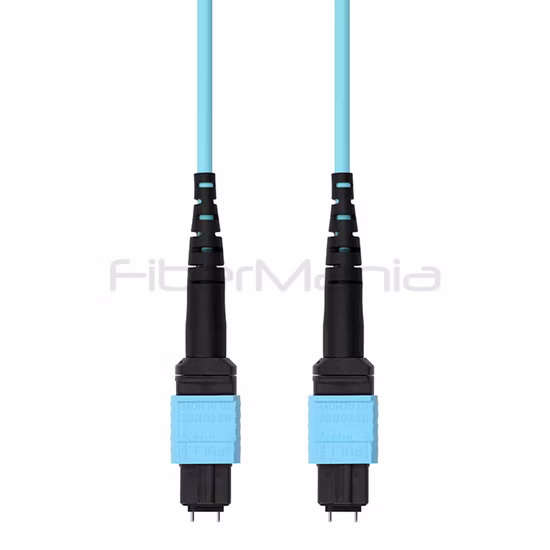 MTP Macho para MTP Conjunto de Cabo Tronco Macho 12 Fibras Polaridade A OM5 50/125 100G
